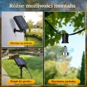 Girlanda Solarna Ogrodowa 8m TG-Garden – Lampki na Balkon + Pilot + USB